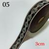 1 Meters Sewing Fabric Jacquard Ribbons Floral Embroidered Straps Woven Lace Trim Stylish