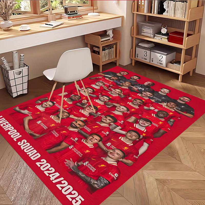 football club.C Print Rug, Washable Floor Carpet, For Entryway Dorm Laundry Room Office Study, Home Decor Birthday Christmas Gift