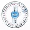 Горячая Распродажа Круглый 10 см Пластиковый 360 Градусный Угломер с Указателем Линейки Угломер для Студенческих Канцелярских Товаров Подарок Угломер для Дома