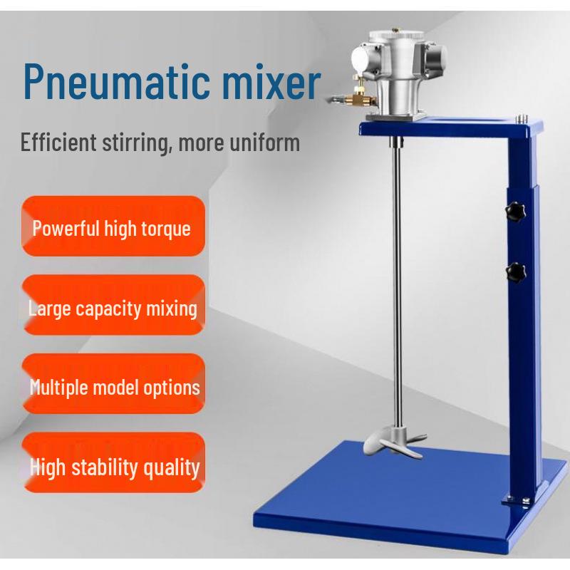 Variable Speed Commercial Pneumatic Liquid Mixer for Glue, Paint, and Detergent