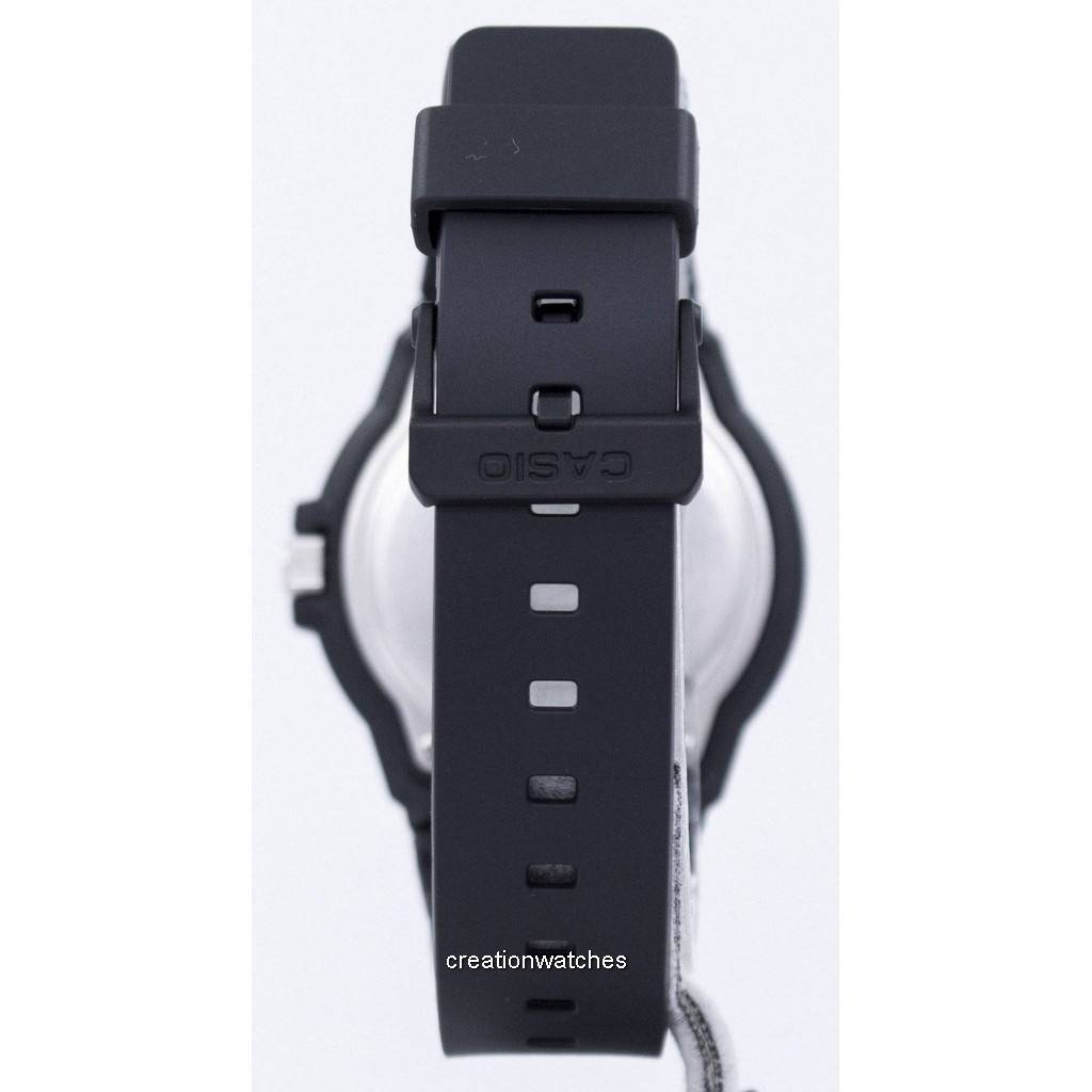 Casio Кварцевые аналоговые мужские часы с черным циферблатом MRW-200H-4BVDF MRW200H-4BVDF