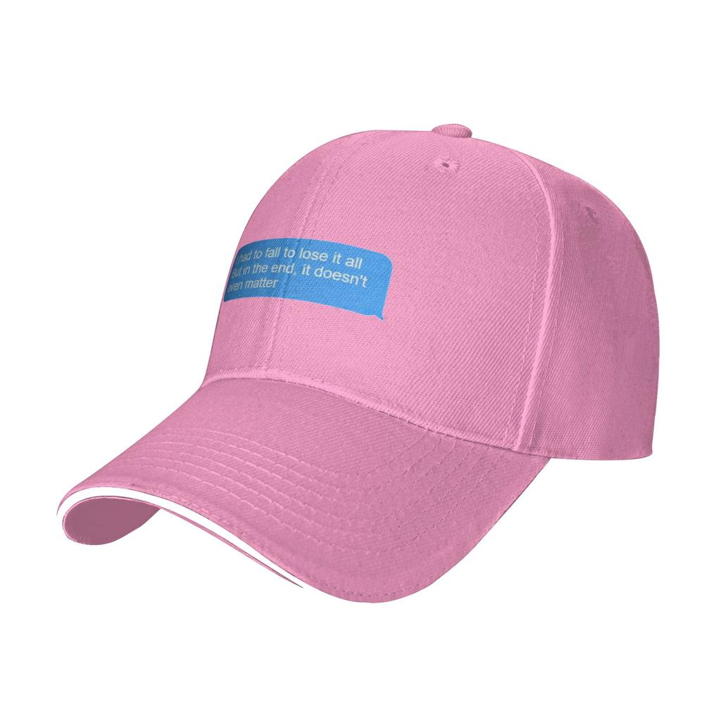 Fashion In the end Curved Brim Baseball Cap Unisex Style Cap Womens