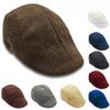 Mens Classic Beret Cabbie Hat Flat Cap Golf Driving Hat Caps Peaky Boys Country Newsboy