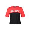 Tailwind Retro Mesh Дышащая цветная спортивная футболка с коротким рукавом для женщин, топы, малиновый цвет AJ8663-850