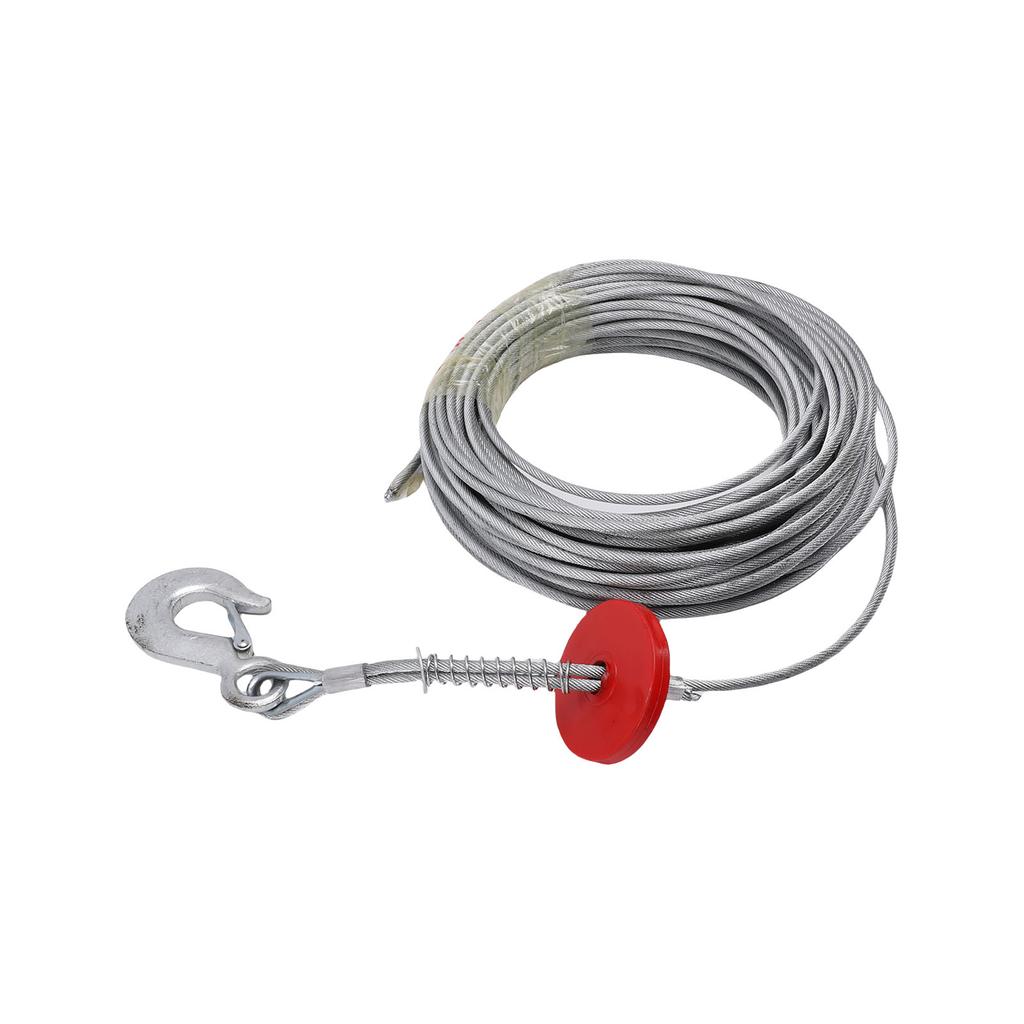 Трос для лебедки 6 мм 30 м 17637 фунтов грузоподъемность Анти стальной трос для лебедки для крана эвакуатора