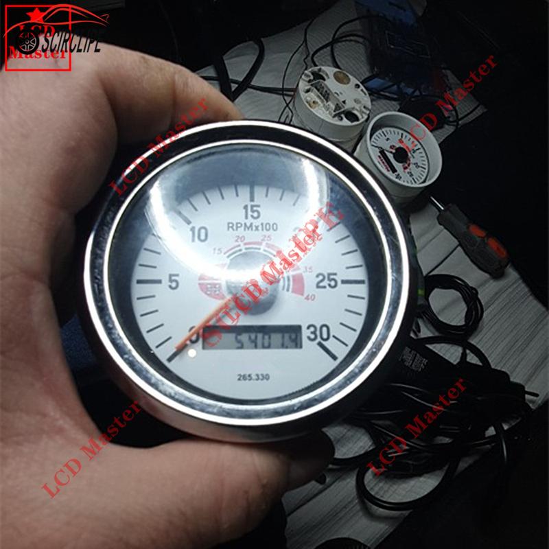 Speedometer / Tachometer LCD Display for Kenworth Trucks / VDO International / VDO Cockpit Vision / JCB Tractor / Volvo Penta Bo