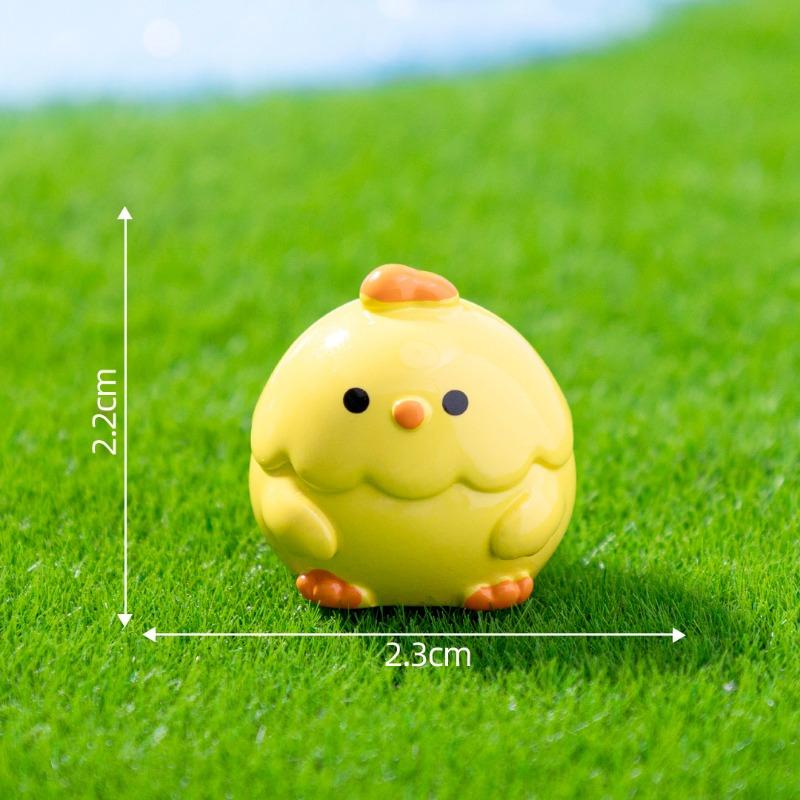 Милые и Пухлые Панда Капибара Маленькие Фигурки Животных Милые Украшения из Частиц Подвесные Аксессуары и Маленькие Орнаменты