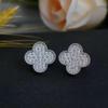 Fashion Four-Leaf Clover Earrings Simple And Delicate Versatile Women's Earrings