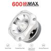 4" Inch 600W Car Audio Tweeter Aluminum 6-Ohm For Vehicle Stereo Modified Silver
