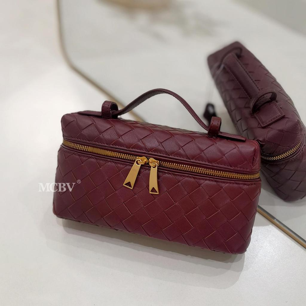 2024 MCBV натуральная кожа плетеная овчина сумка через плечо для женщин