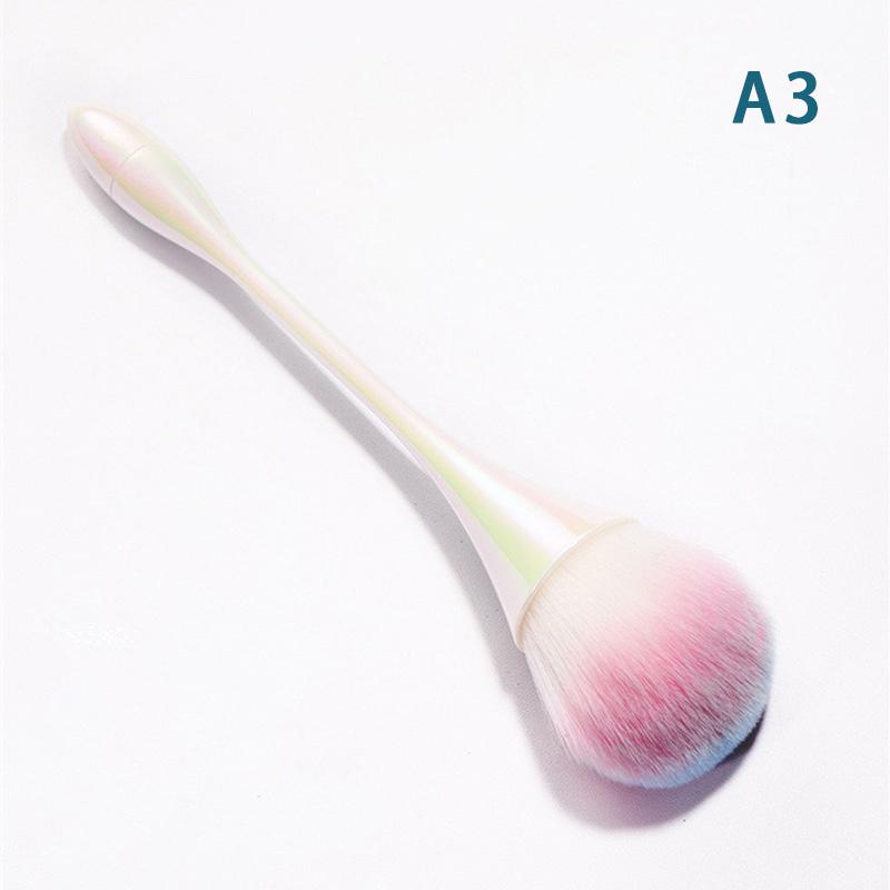 7 Style Nail Cleaning Dust Brush For Manicure Beauty Long Handle Brush Blush Powder Gel Nail Accessories Tool