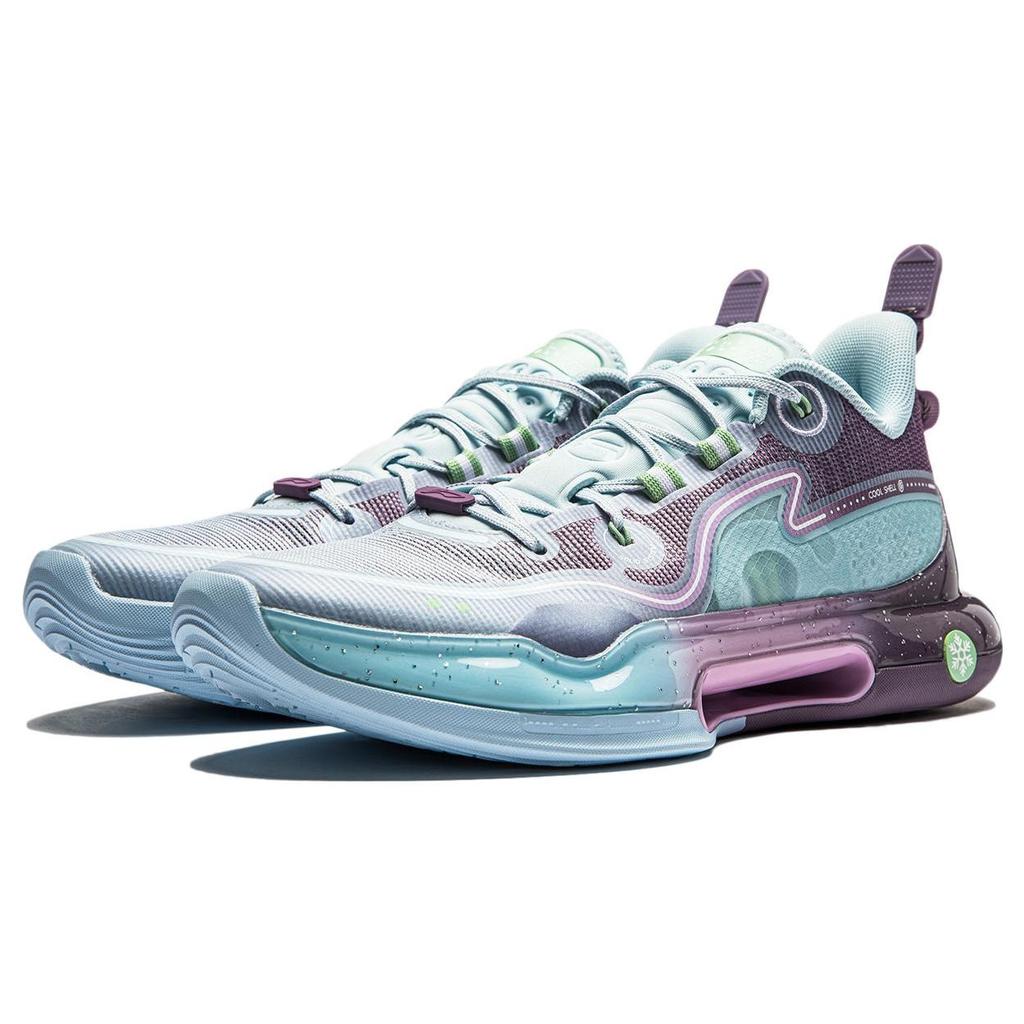 Баскетбольные кроссовки Li Ning Yu Shuai Evolution Low, мужские кроссовки, синие ABAS161-15