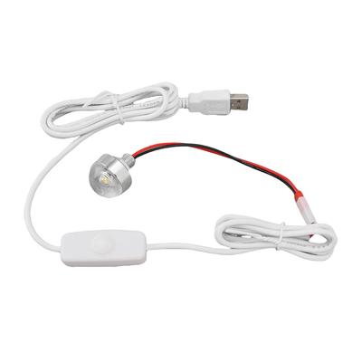 Мини светодиодный прожектор 5 В с питанием от USB, диммируемый точечный светильник для витрины, ювелирного шкафа, внутренней отделки