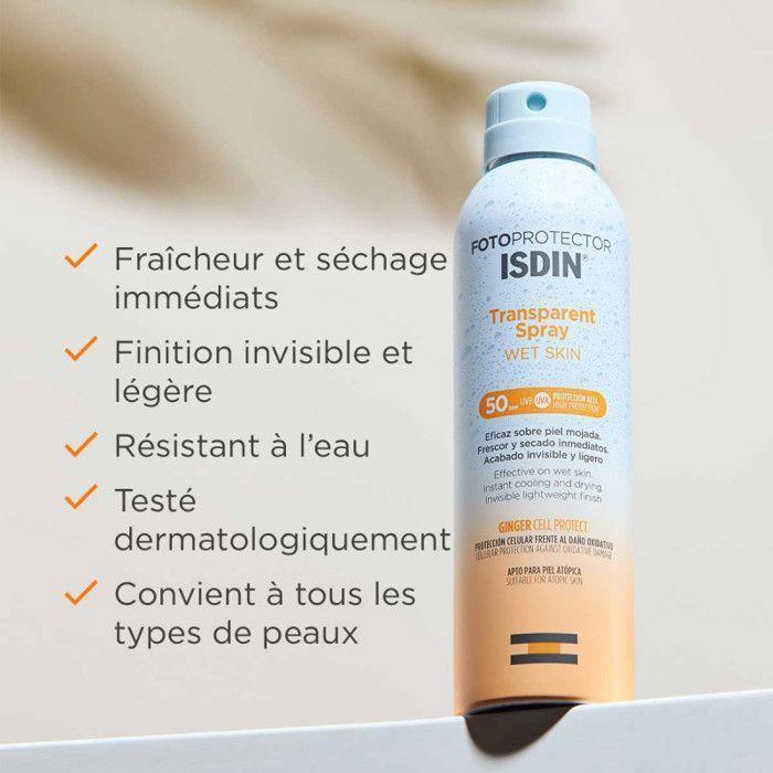 Isdin Fotoprotector Transparent Spray Wet Skin SPF 50 - 250ml