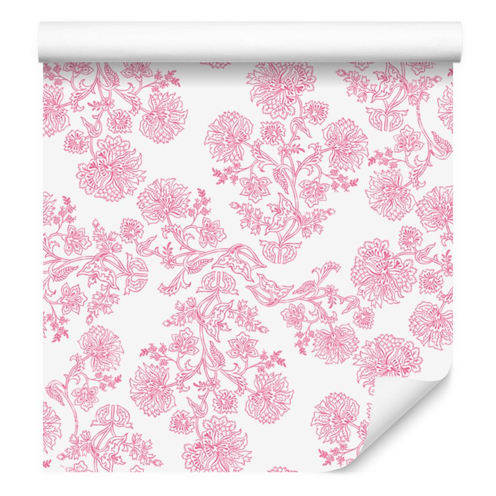 Powder pink flowers wallpaper, powder pink background for living room and bedroom 50x1000