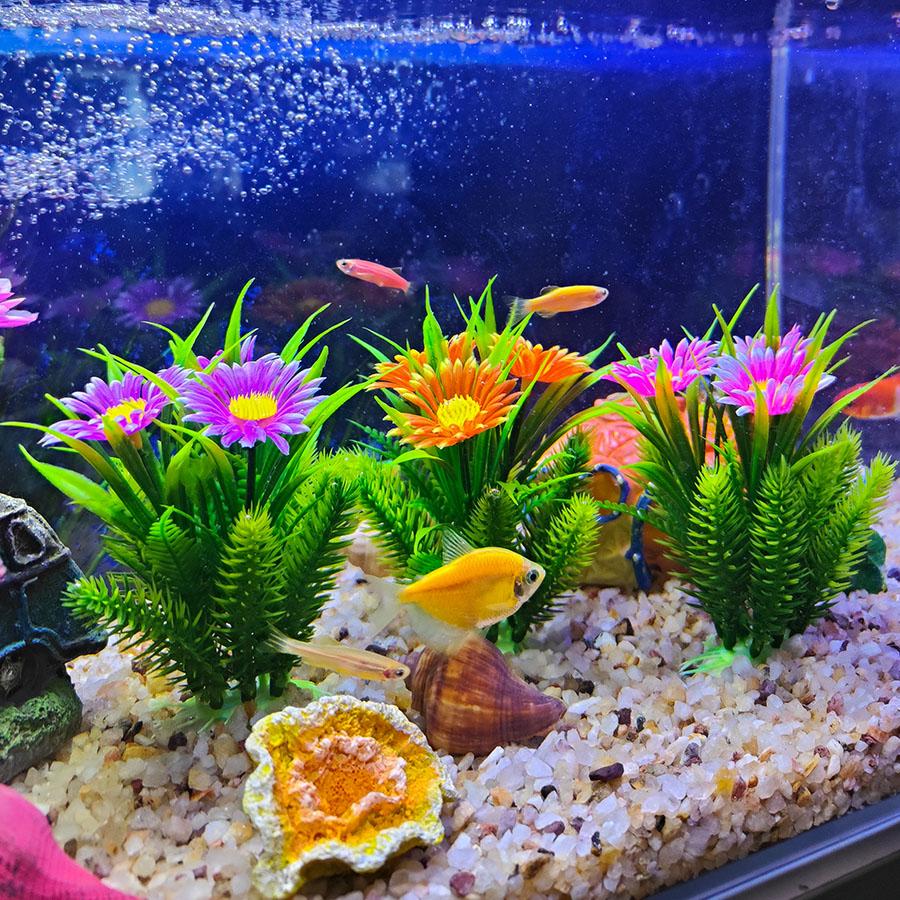 Украшение для аквариума Водная трава Имитация Аксессуары Пластиковое Искусственное Аквариумное Растение для Рыб для Декора Фоны Растения