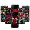 Case For Xiaomi Redmi Note 11 9S 10 9 8 7 9A 9C 9i K40 8T 10C 9T K50 Silicone Phone Shell Samurai Oni Mask