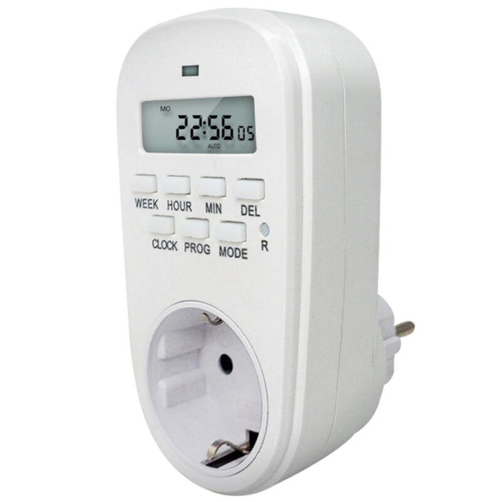New EU Plug Smart Electronic Digital Time Controller Timer Switch Socket