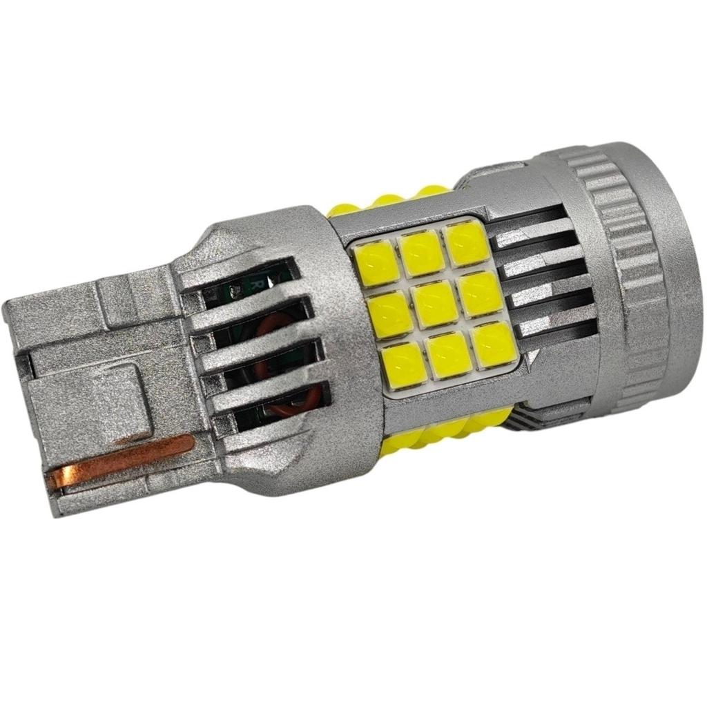 2 Pcs W21W LED 7440 Bulb 12-24V No Error 2200lm White Strong Light