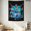 Erling Haaland Hero  Wall Hanging Printed Fabric Blanket Decorative Tapestries for Bedroom Living Room Home Decor