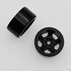 2 Pair Wheel Rim Hubs for Axial SCX24 AXI00002 AXI00001 AXI90081 RC Car Crawler Upgrade Parts