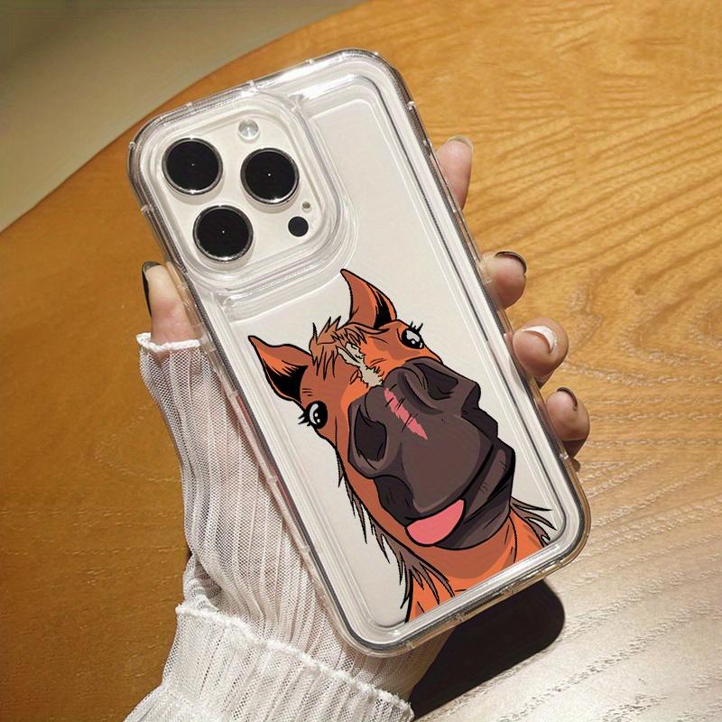 Модный чехол для телефона с узором «Цзюньма», подходящий для iPhone 17 16 15 14 13 12 11 Pro/Max/Plus, противоударная задняя крышка