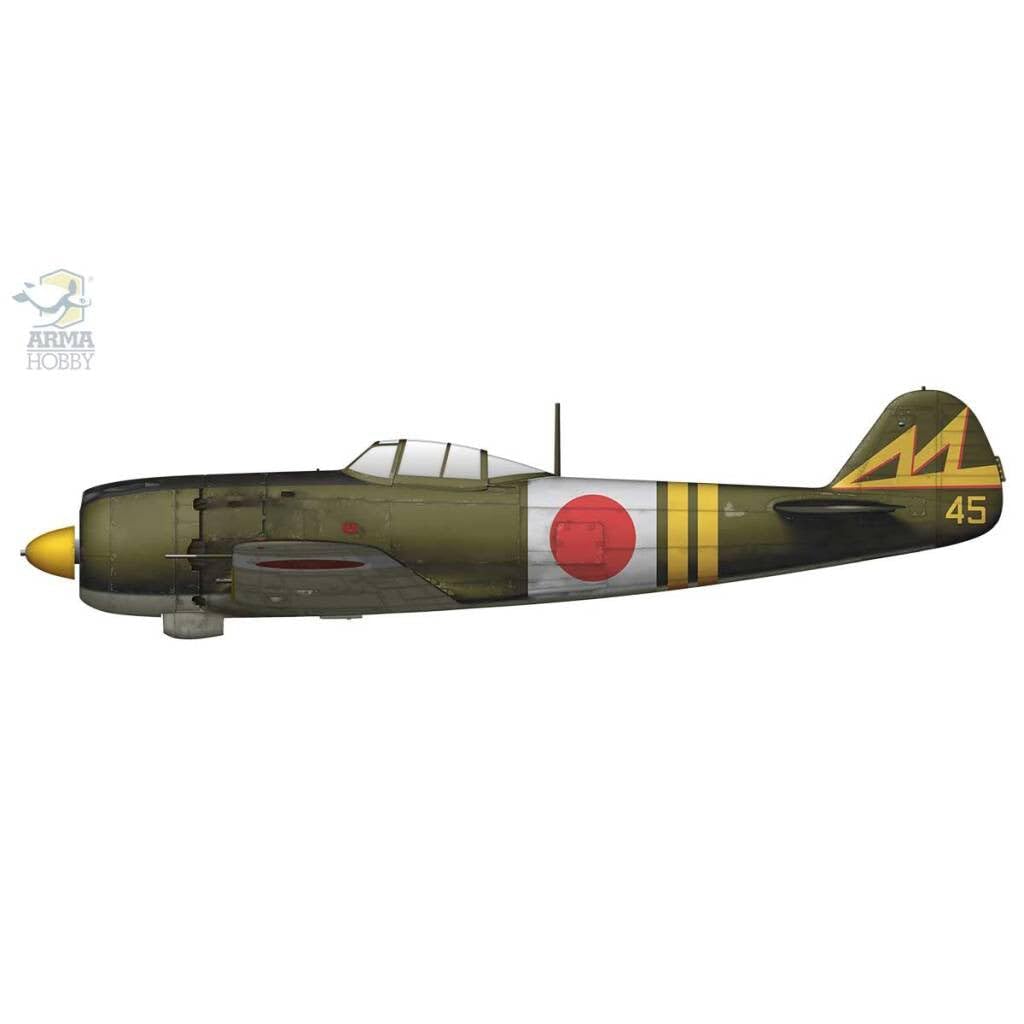 Arma Hobby Scale Japanese Army Nakajima Type 4 Fighter Hayate Expert Set Plastic Model Kit ADL70051 1/72 Ki-84