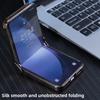 Для Samsung Galaxy Z Flip 7 6 5 4 3 Кожаный чехол-книжка с текстурой личи, магнитный, защита от отпечатков пальцев, противоударный