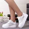 Spring and Summer Footwear Plus Size Women's Shoes Hollow Mesh Breathable Platform Casual Shoes Women.