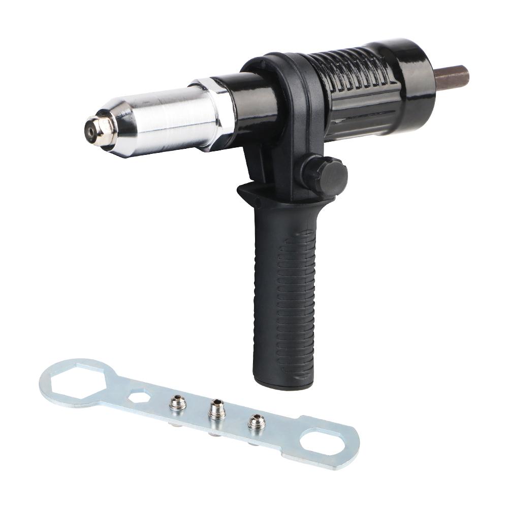 With Replaceable Nut Bit Nail Set 3pcs/set Electric Rivet Nut Gun Connector 2.4mm-4.8mm Riveting Nut Gun Adapter