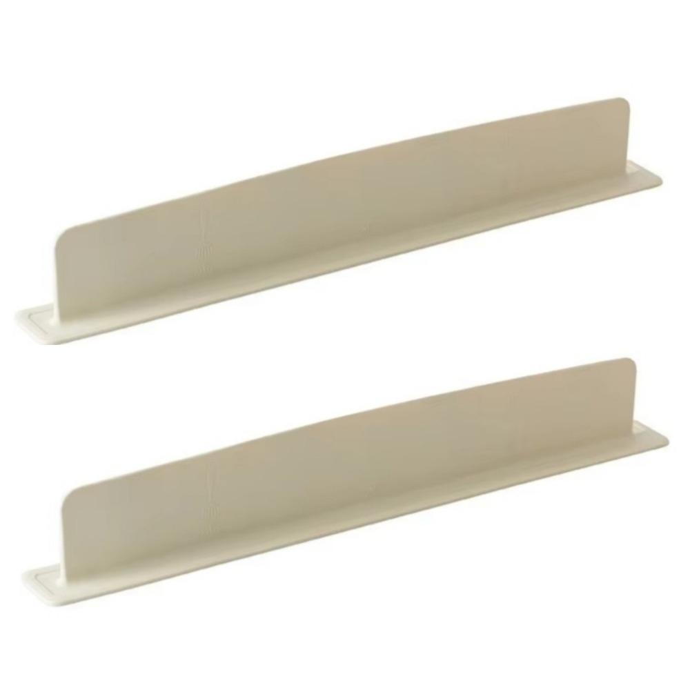 1/2pcs Silicone Sink Baffle Splash Guard Oil-Proof Kitchen Supplies Water Baffle Bar with Suction Cup Pool Sink Organizer