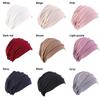 Soft Hair Loss Headscarf Beanies Sleep Caps Head Wrap Chemo Hat Women Turban Hat Muslim Hijabs