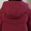 Plus Size Women's Parkas Winter Warm Jackets Hooded Elegant Loose Thick Outerwear Middle Age Women's Coats