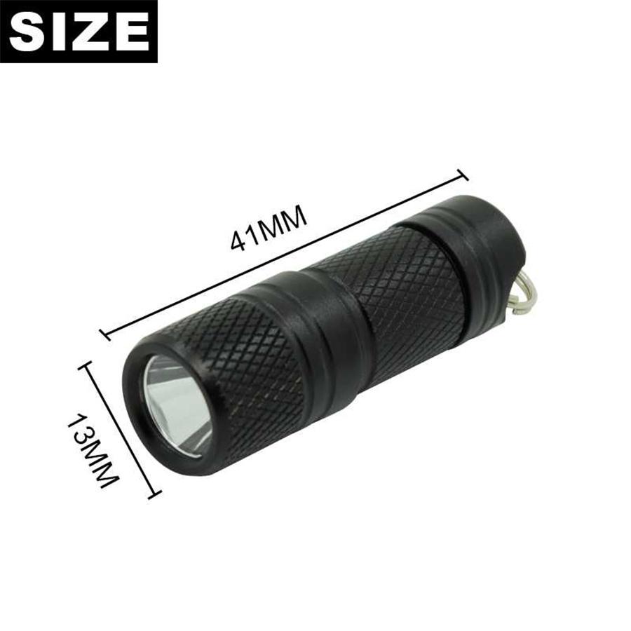 Portable Mini Pocket LED Flashlight USB Rechargeable Waterproof White Light Keychain Torch Super Small Lanterna + 10180 Battery