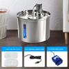 New 3L Pet Water Fountain Large Capacity Automatic Water Dispenser Efficient Filtration Stainless Cat Feeder For Dog Cat