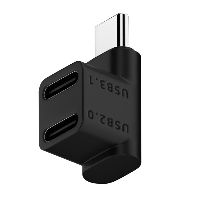 2-в-1 прямоугольный адаптер USB C Type-C папа-мама игровой консоли конвертер расширения данных для телефона Steam Deck
