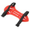 Rubber Archery Arm Guards Adjustable Safe Breathable Elastic Recurve Bow Arm Guard for Summer Red
