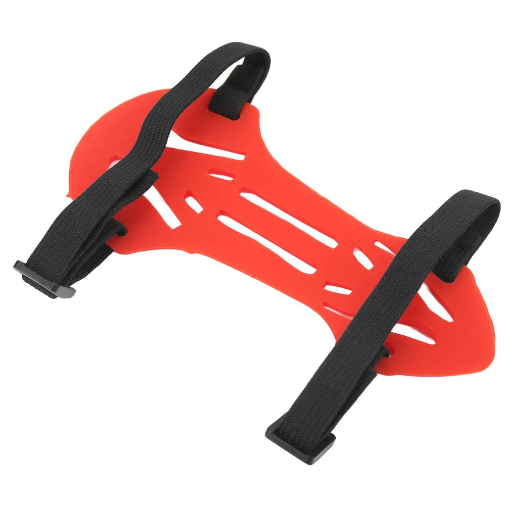 Rubber Archery Arm Guards Adjustable Safe Breathable Elastic Recurve Bow Arm Guard for Summer Red