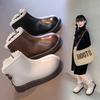 Children'S Martin Boots Foreign Trade  New Baby Soft-Soled Princess Boots Korean Version Medium And Older Children'S Non-Slip Casual Boots
