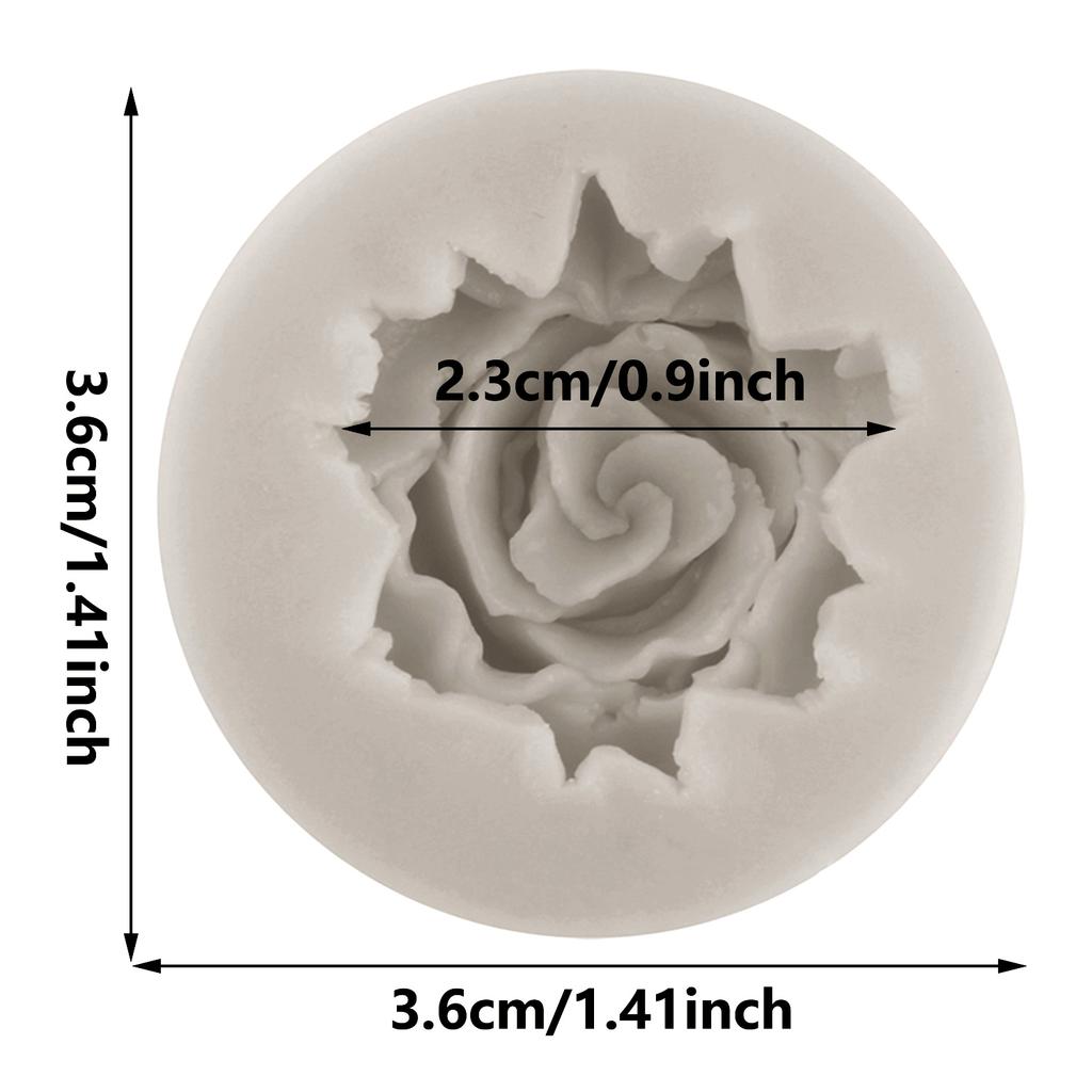 Силиконовая форма с цветком розы, свадебная помадка, инструменты для украшения торта, топпер для кексов, сделай сам, формы для конфет, шоколада и мастики