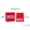 Diesel 1Dr Silver Logo Adjustable Detachable Shoulder Strap Cotton And Calfskin Mini Handbag Women handbag Blue White X08709P5572