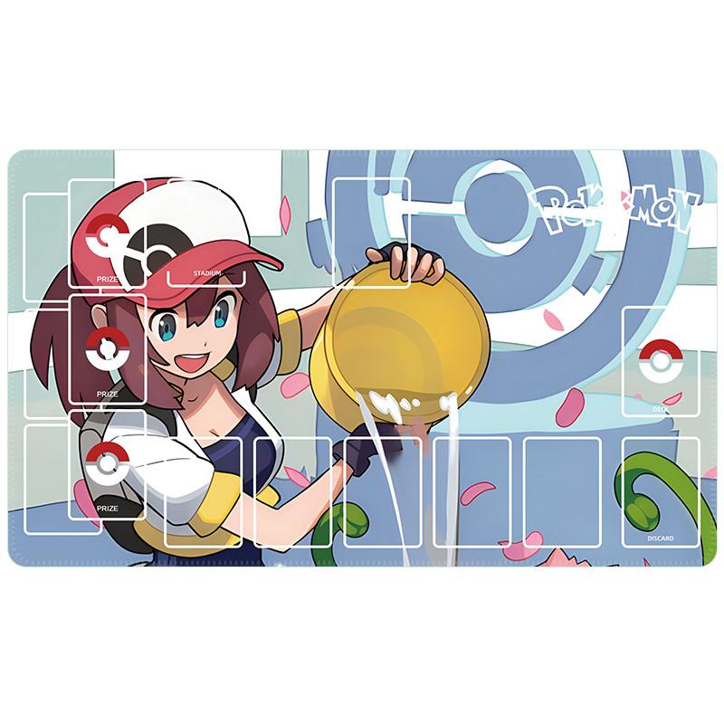 Anime Pokemon GAME PTCG Dedicated DIY Card Playmat Battle Against K Jirachi Lunala Solgaleo Collection Gift Toys