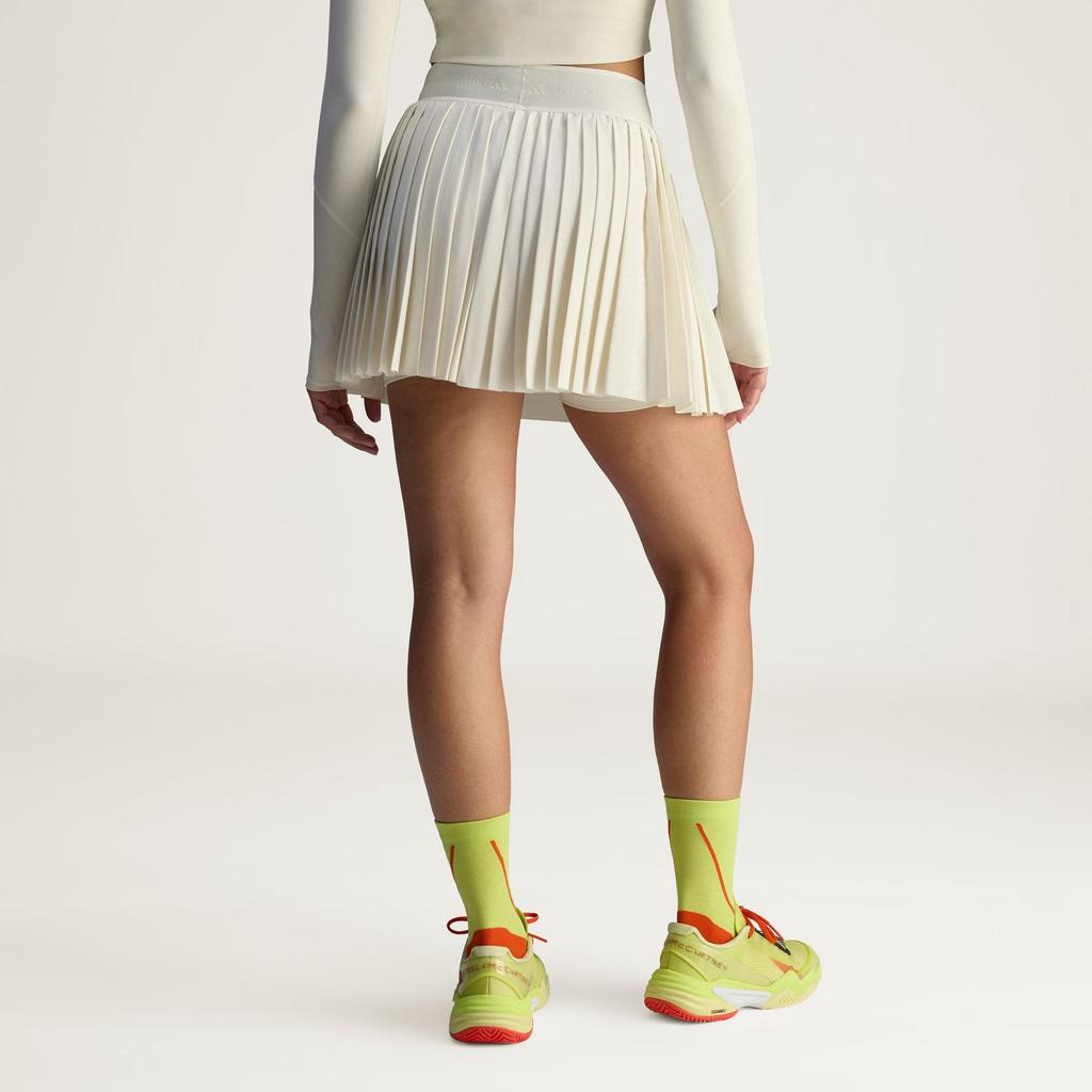 adidas Женские плиссированные облегающие теннисные шорты с логотипом-буквой Stella McCartney Bottoms JW4573