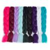 43 Colors Long Ombre Long Jumbo Braid Synthetic Woven Hai Colorful Girl Hair Extension