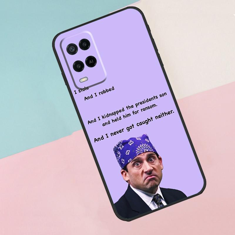 Чехол для телефона The Office Prison Mike для Oppo A16 A76 A96 A15 A80 A60 A40 A94 A54 A98 A78 A18 A38 A58 A17 A77 A74 A57S