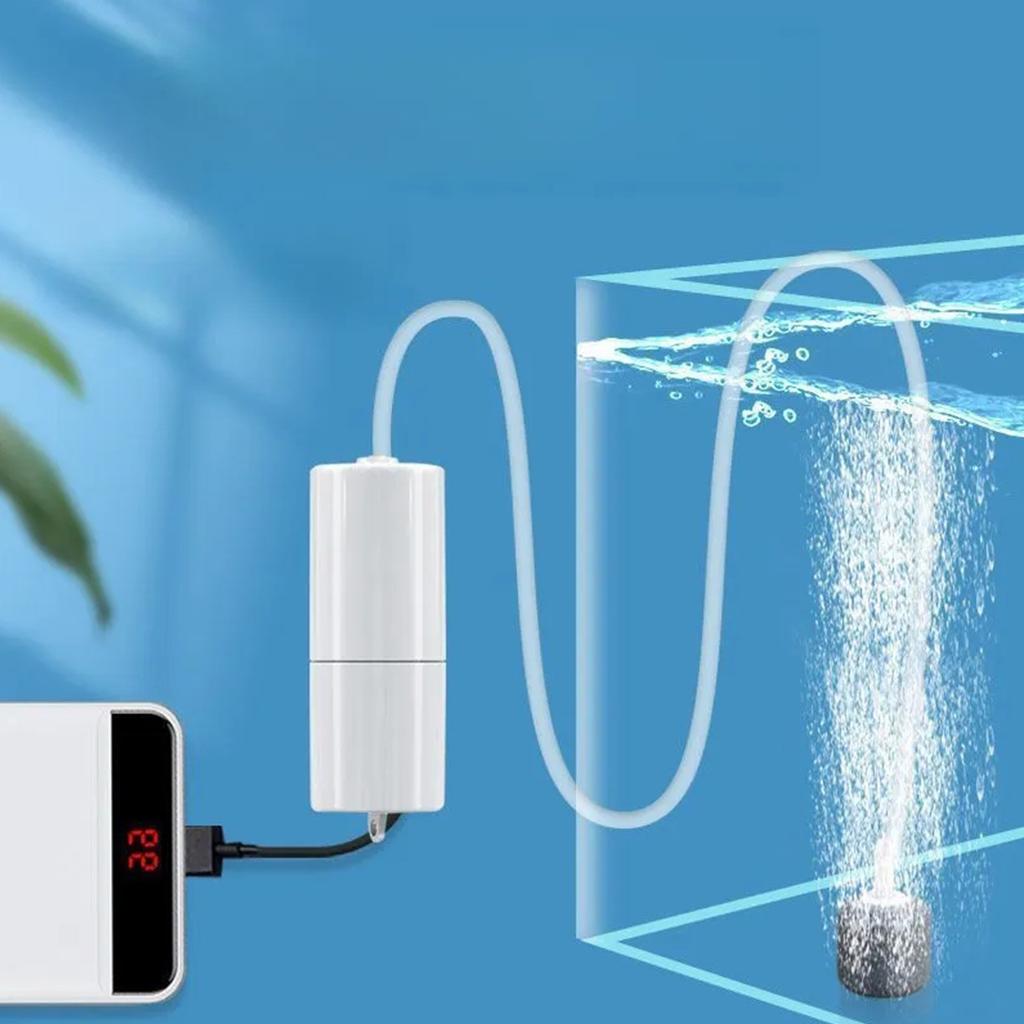 Oxygen USB Portable Fish Tank Fish Farming Aquarium Supplies Small Oxygen Quiet Fishing Aerator