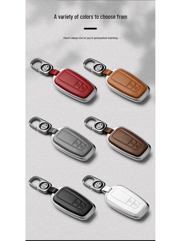 Чехол для ключа Toyota для Camry, Avalon, Highlander, RAV4, Corolla, CHR и других