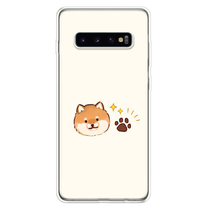 Animal Shiba Inu Painted Phone Case For Samsung Galaxy A52 A51 A50S A32 A22 A12 A02S A72 A71 A31 A70 A30S Note 20 Ultra 10 Plus