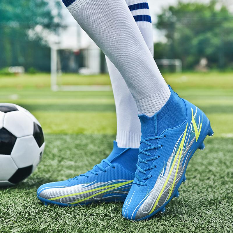 35-47Унисекс футбольные бутсы AG Spike, женские профессиональные тренировочные кроссовки с искусственным газоном, детские футбольные бутсы