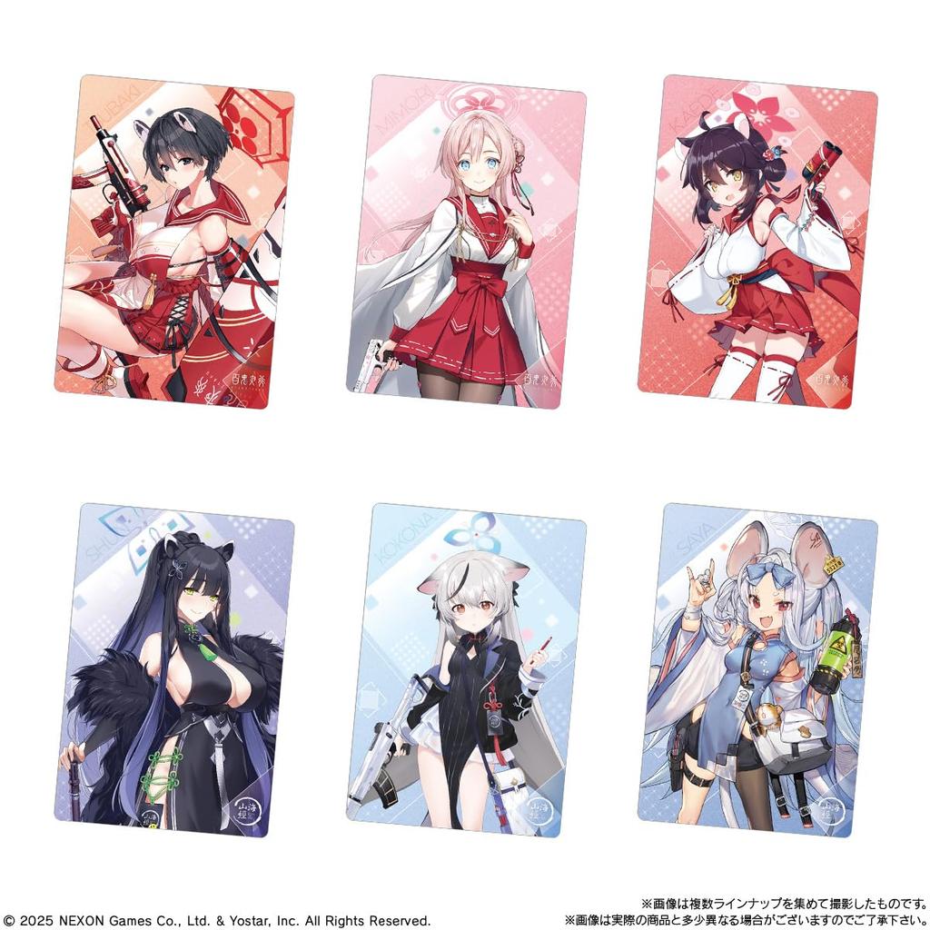 Bandai Blue Archive Wafers 3 конфеты (20 штук) игрушки/вафли (выпечка сладостей) (Синий Архив)